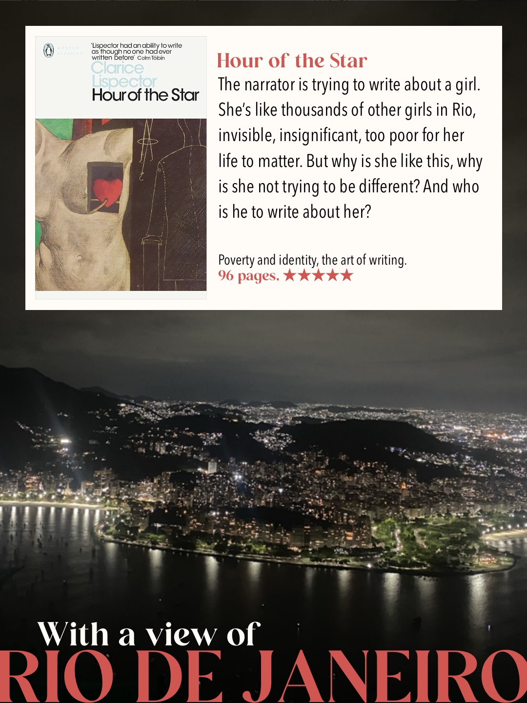 Hour of the Star book cover