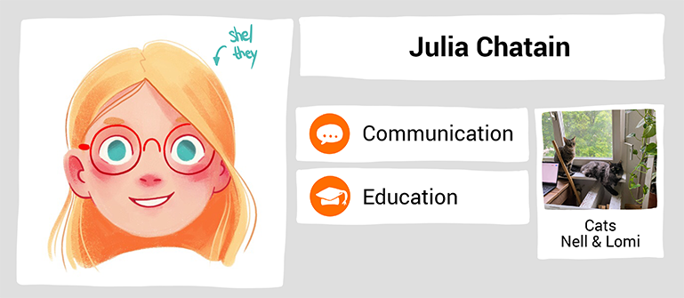 presentation of Julia, communication