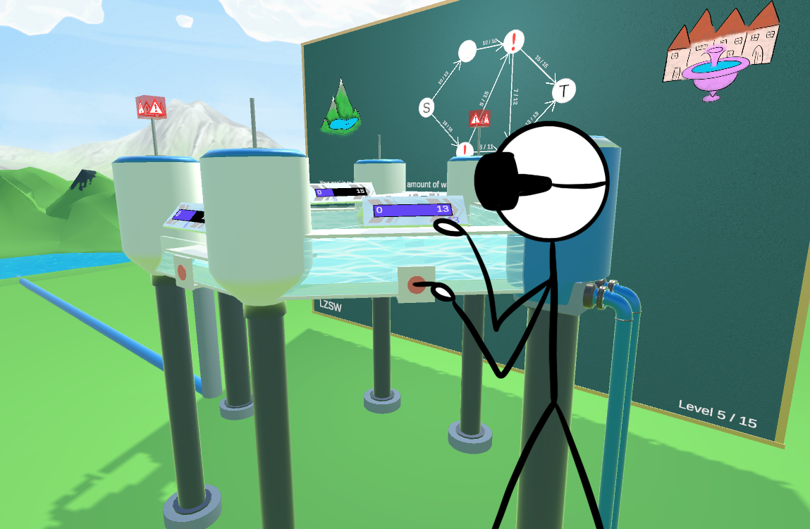 Concrete or Embodied? Graph theory in VR